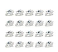 Lot de 20 supports de rechange pour étagère IKEA #101558 PAX BILLY KOMPLEMENT - Blancs