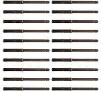 Lot de 20 supports d'étagère invisibles et invisibles pour mur aveugle (12 x 120 mm)