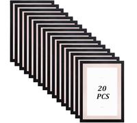 Lot de 20 supports magnétiques pour panneau mural, 21,6 x 27,9 cm, pour réfrigérateur, bureau, maison, magasin, restaurant