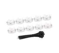 Lot de 20 systèmes de gestion de fils polyvalents réglables en nylon pour un rangement soigné des câbles pour un usage quotidien, organiseurs de câbles réutilisables avec sangles d'installation
