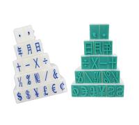 Lot de 20 tampons amovibles avec symbole de date pour bureau, entreprise, fabrication de cartes, scrapbooking, enseignement, projet créatif