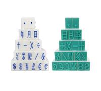 Lot de 20 tampons amovibles avec symbole de date pour bureau, entreprise, fabrication de cartes, scrapbooking, enseignement, projet créatif