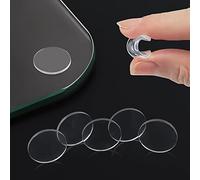 Lot de 20 tampons anti-chocs transparents non adhésifs pour dessus de table en verre - Anti-glissement et anti-rayures - 25 mm x 2 mm