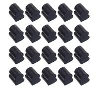 Lot de 20 tampons en silicone pour corne - Résistants au bruit - Vannes rotatives - Pour petits instruments de musique - Accessoires pour euphonique/tuba/corne