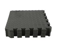 Lot de 20 Tapis d'exercice en Mousse, 30 x 30 cm, Dalles emboîtables en Mousse EVA, antidérapant et Absorbant Les Chocs, pour la Maison, la Salle de Sport, Les entraînements