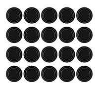 Lot de 20 tapis en silicone anti-collision pour porte de coffre de voiture - Anti-bruit - Anti-bruit - Adhésif en silicone pour meubles de cuisine - Extensions de comptoir antidérapantes