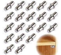 Lot De 20 Taquet Etagere, Support Etagere Placard, taquets Pour Étagères, Consoles Et Taquets Pour Étagères, Quincaillerie De Placards, Pour Meubles, Armoires, Support Étagère 5x16mm