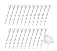 Lot de 20 Tees de Golf et Bambou - Tailles Mixtes Winter Small Castle Tees | Bamboo Durable Golff Teess et Gollf Ttees pour Temps | Accessoires de Golf écologiques