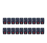 Lot de 20 télécommandes pour ouvrir les portes BFT RCB02, RCB04, MITTO 2 4 433 MHz Télécommande de garage avec code roulant MITTO2 MITTO4 ouvre-porte, émetteur à distance (20 pièces-4 boutons)