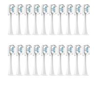 Lot De 20 Têtes Brosse À Dents Électriques Soniques Rechange Universelles Compatibles Avec Les Modèles T300, T500 Et T700 Des Séries XIAOMI MIJIA(Brown)
