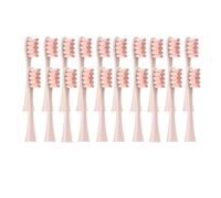 Lot de 20 têtes brosse rechange compatibles avec les brosses à dents électriques Oclean Flow/X PRO Elite/X/One/Z1/F1, poils scellés sous vide(20 pcs pink)