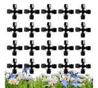 Lot de 20 têtes d'arroseur de rechange, réglables, polyvalentes, pour parterre de fleurs, pâturage, jardin, champs de légumes, pelouse, arrière-cour