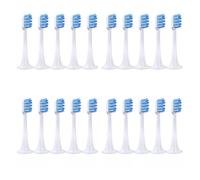 Lot de 20 têtes de brosse à dents sonique de remplacement for Xiaomi Mijia T300 et T500(20pcs blue-soft)
