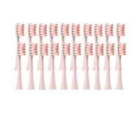 Lot de 20 têtes de brosse de rechange compatibles avec les brosses à dents électriques Oclean Flow/X PRO Elite/X/One/Z1/F1, avec poils scellés sous vide.(20 pcs pink)