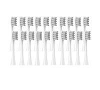 Lot de 20 têtes de brosse de rechange compatibles avec les brosses à dents électriques Oclean Flow/X PRO Elite/X/One/Z1/F1, avec poils scellés sous vide.(20 pcs grey)
