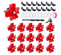 Lot de 20 tétines automatiques pour volaille - Fixation latérale horizontale - Avec foret et outil d'installation