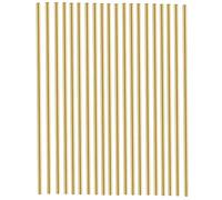 Lot de 20 tiges rondes en laiton massif de 3 mm pour maquette télécommandée, avion, hélicoptère, loisirs créatifs, longueur 100 mm