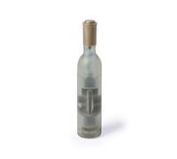 Lot de 20 tire-bouchon magnétique en forme de bouteille de vin. Avec corps en finition originale translucide, disponible en 3 couleurs différentes (Blanc)