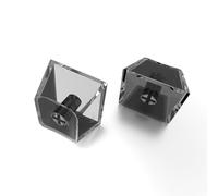 Lot de 20 touches de clavier mécaniques en cristal transparent rétroéclairées pour commutateurs