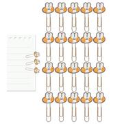 Lot de 20 trombones mignons et élégants en forme de pastèque - Petits articles de bureau pour organiser des notes et des documents, pinces à papier au design créatif, clips décoratifs utiz