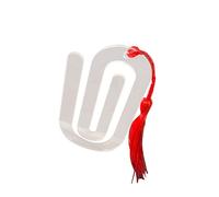 Lot de 20 trombones vierges en acrylique - Marque-pages - Marque-pages - Accessoires créatifs
