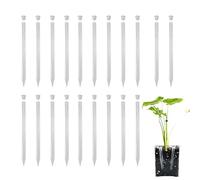 Lot de 20 tubes d'aération pour plantes - Tubes d'aération au sol de 25 cm - Baguettes d'aération améliorent l'apport d'air pour tomates, légumes, pelouse, intérieur et extérieur