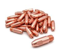 Lot de 20 tubes de contact MIG de 1,4 mm, filetage M6, résistants à l'usure