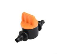 Lot de 20 vannes de contrôle du débit d'eau en plastique avec raccord barbelé pour tuyau de 4 mm et 7 mm dans l'irrigation goutte à goutte et l'agriculture à petite échelle