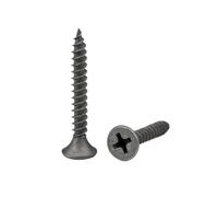 Lot de 20 vis à plaques de plâtre à tête plate cruciforme M3,5 en frêne phosphoreux, autotaraudeuses, filetage grossier.(25mm)