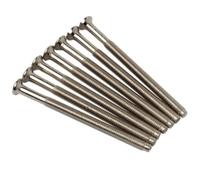 Lot de 20 vis à tête fraisée fendue chromée M3,5 x 50 mm pour machine électrique