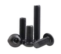 Lot de 20 vis à tête hexagonale en 10,9 acier au carbone M5 x 35 mm