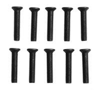 Lot de 20 vis adaptateurs de mandrin M5 M6 22 mm 25 mm à gauche pour fixation de mandrin UNF Outils industriels en alliage d'acier (M5 x 25 mm)