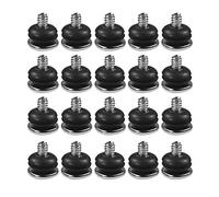 Lot de 20 vis anti-chocs pour boîtier d'ordinateur + embouts hexagonaux pour disque dur 3,5"