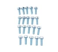 Lot de 20 vis cannelées T27 M5x20 for tronçonneuse, débroussailleuse, scie débroussaillage, Coupe-Bordures