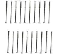 Lot de 20 vis d’assemblage avec douilles M3 - Pour réparer poignées et boutons de porte, etc.