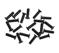 Lot de 20 vis de fixation M5 M6 22 mm 25 mm Filetage gauche pour adaptateur de mandrin UNF, conçues pour une utilisation dans des applications mécaniques et industrielles (M6 x 22 mm)