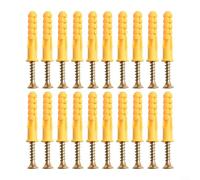 Lot de 20 vis d'expansion pour cloison sèche M8 x 40 mm, ancrages muraux et vis, ancrages autotaraudeuses en acier inoxydable, haute puissance de maintien, amélioration de la maison et installation de