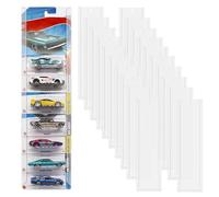 Lot de 20 vitrine de voiture - Montage mural - Compatible avec boîte Match-Box Hot-Wheels - Boîte de rangement pour voiture