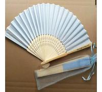 Lot De 20 Wedding Eventail Mariage Personnalisable, Éventails Pliables Gravés Personnalisés, Mariage Pliables Pour Fête Mariage Et Bricolage Décoration, Éventail Mariage, Événements(Light blue with ba
