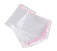 Lot de 200 500 1000 sachets en plastique auto-adhésifs refermables Emballage en cellophane avec fermeture adhésive (100, 32 x 36 cm)
