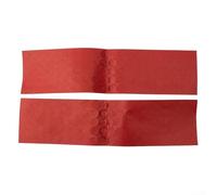 Lot de 200 anneaux d'isolation de batterie rouges creux en carton pour piles, bois et pâte de coton, diamètre extérieur 17 mm, diamètre intérieur 10 mm