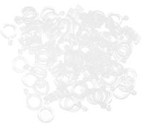 Lot de 200 appâts à granulés, avec anneau élastique en caoutchouc, pour pêche à la carpe (taille M)