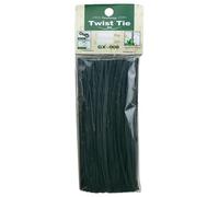 Lot de 200 attaches de câble en plastique de 15 cm pour jardinage et regroupement, pour support de plantes (vert foncé)