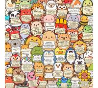 Lot de 200 autocollants émotionnels en vinyle pour bouteille d'eau, ordinateur portable, bagages, etc. Décoration inspirante pour la santé mentale des enfants et des adolescents (200)