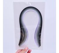 Lot de 200 bandes de papier pour quilling dégradé de 5 mm x 39 cm - Lot de 200 pièces colorées pour paperolles, décoration et origami (noir et blanc)