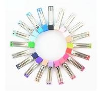 Lot de 200 barrettes à cheveux à faire soi-même, 5 cm, en alliage de zinc, à double griffe, for fille