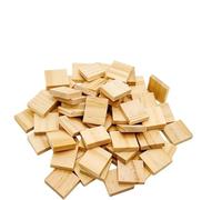 Lot de 200 blocs construction en bois pin à assembler soi-même, sans mots, avec 26 lettres et chiffres, for l'éducation des enfants Pour Les Travaux Manuels
