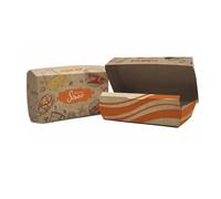 Lot de 200 - Boîte à lunch boîtes à emporter pour hamburger - Boîtes alimentaires jetables Boîte de Burger kebab restaurants