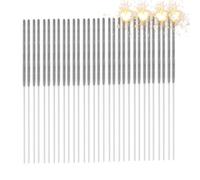 Lot de 200 bougies magiques éclaboussures d'étoile, 17 cm, pour petits et grands