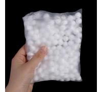Lot de 200 boules en polystyrène blanches pour loisirs créatifs, décoration de Noël, modélisation, arts et travaux manuels (1 cm x 200 pièces)